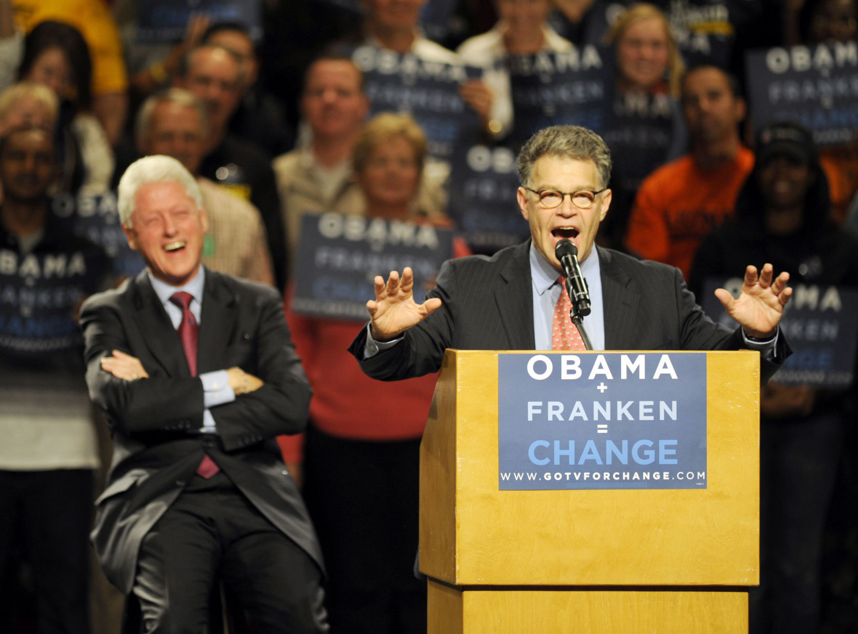 Bill Clinton, Al Franken
